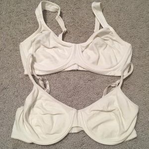 2 Cherokee Cotton Bras